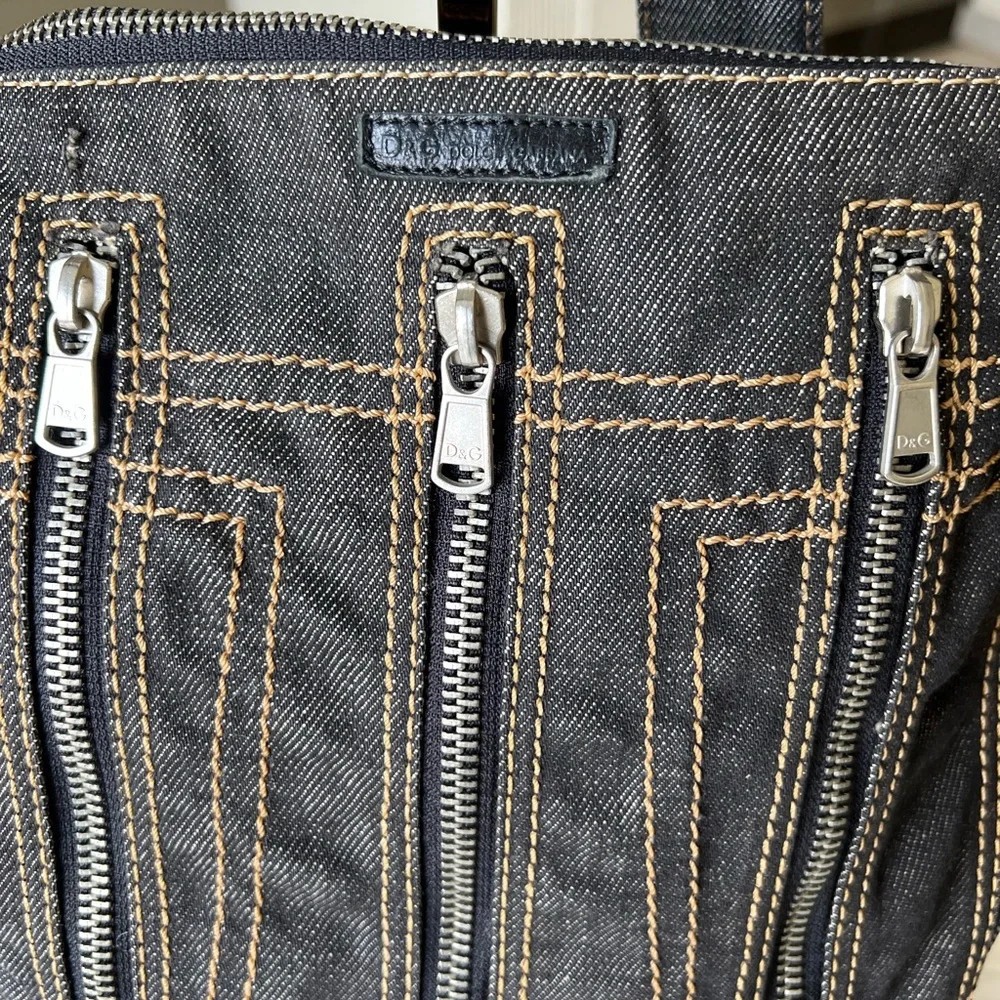 Auth Dolce & Gabbana Denim Crossbody Bag - Picture 4 of 16